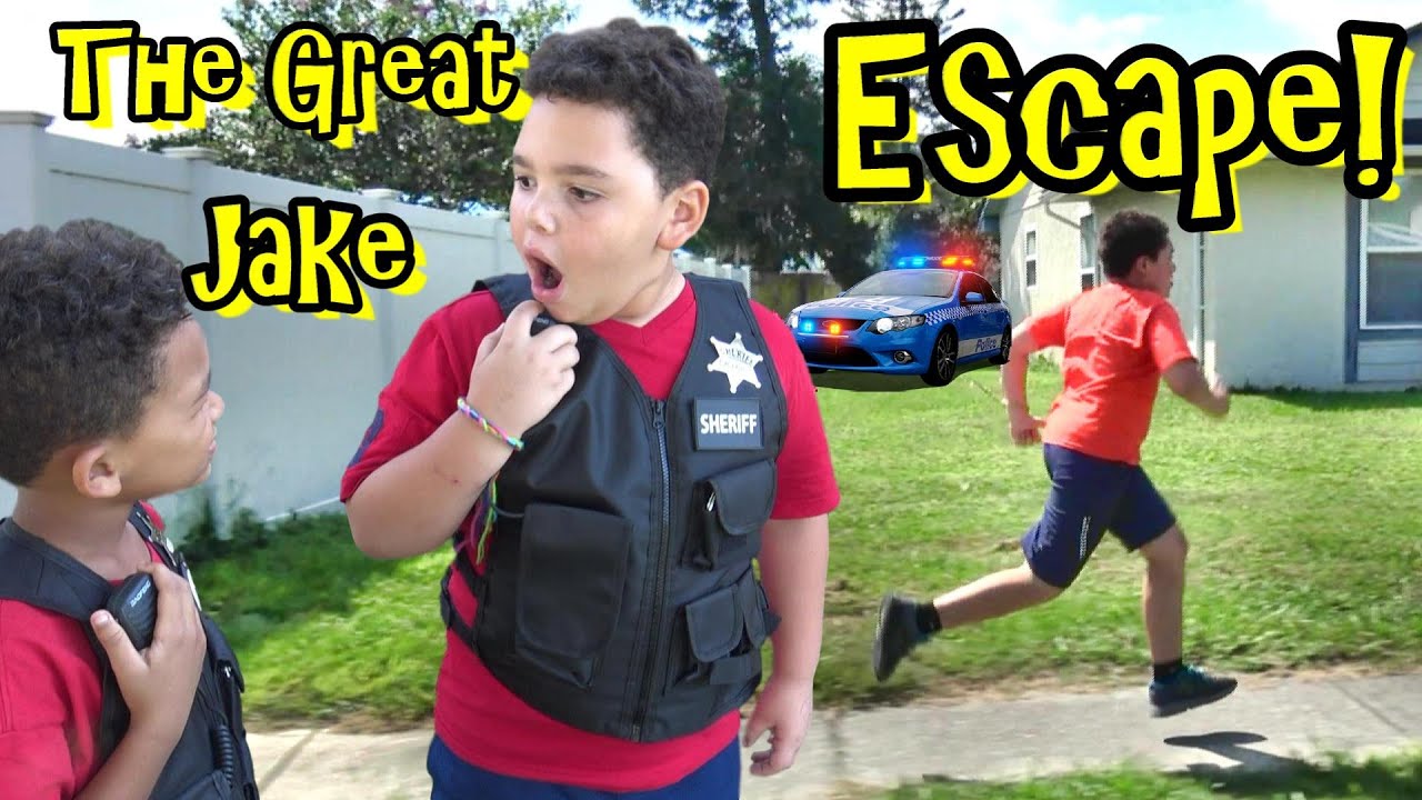 JAKE CAN'T ESCAPE ARREST! COPS CHASE KID!