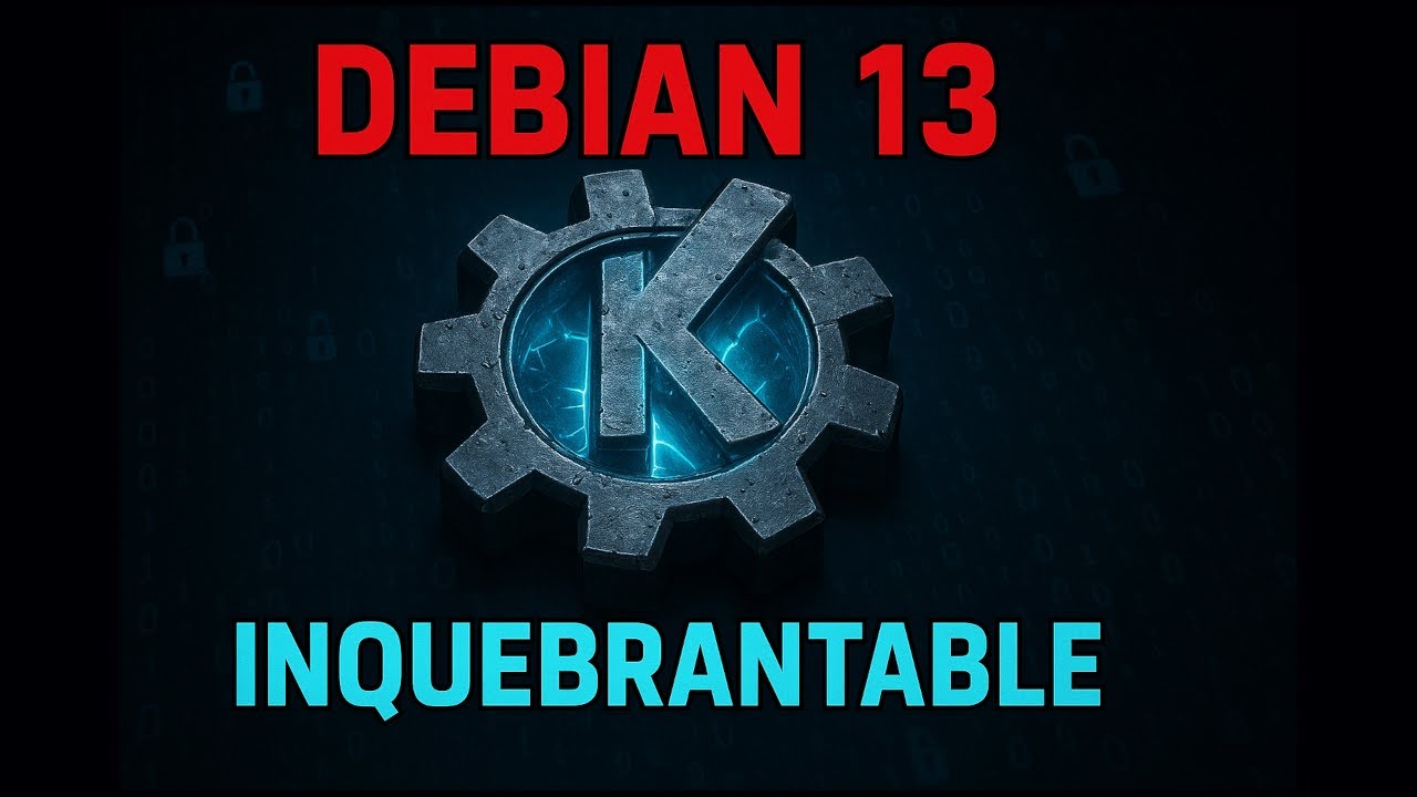 Instalación MÁXIMA de DEBIAN 13 🔥 KDE Plasma LIMPIO + Cifrado TOTAL desde CERO