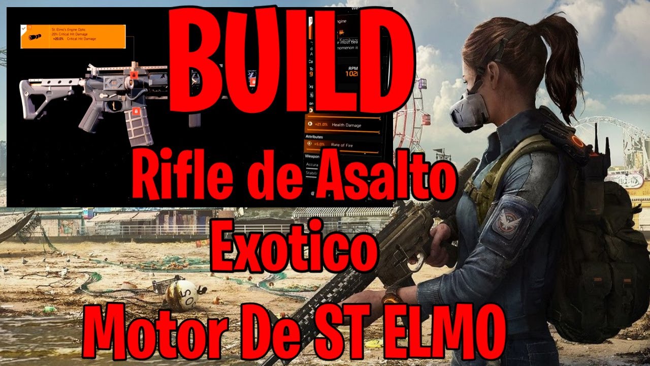 THE DIVISION 2 - BUILD MOTOR ST ELMO - PVE SOLO  BUILD.