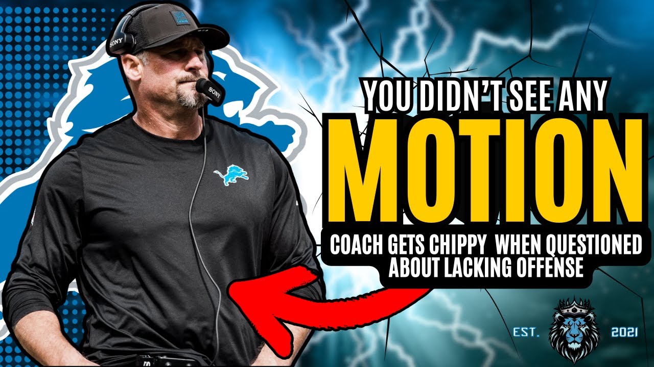 Detroit Lions HC Dan Campbell SALTY With Question About Offensive Creativity!