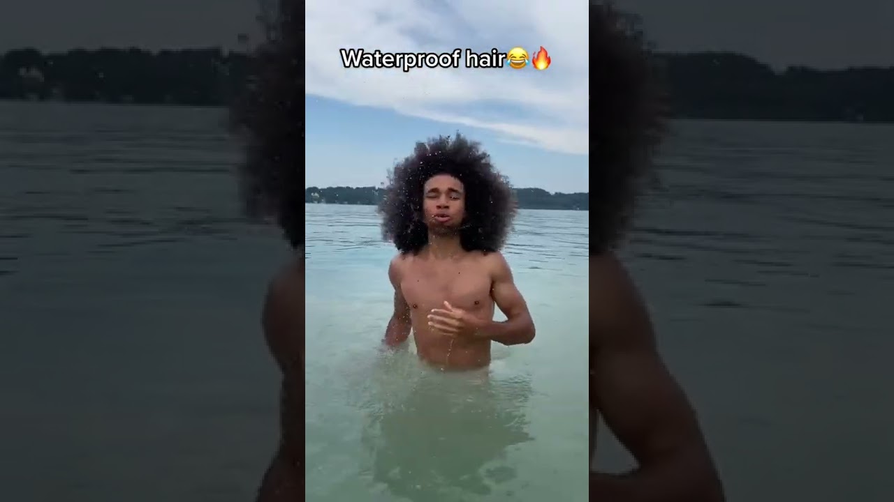 Hair can&rsquo;t get wet😂 #afro #dance #hair #explore | noelgoescrazy #shorts