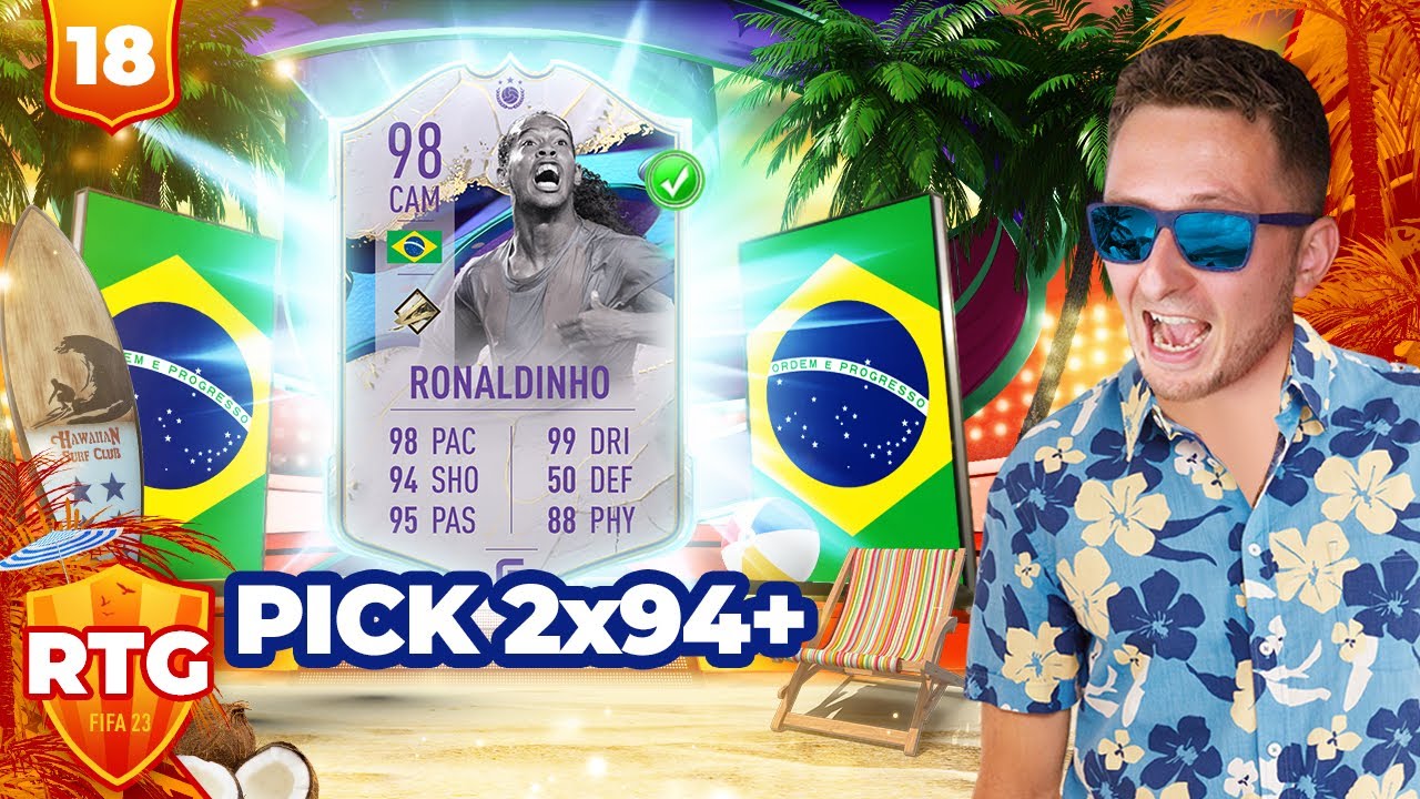 DWA NOWE PICKI 94+ & RONALDINHO 98! [#18] FIFA 23 SUMMER RTG