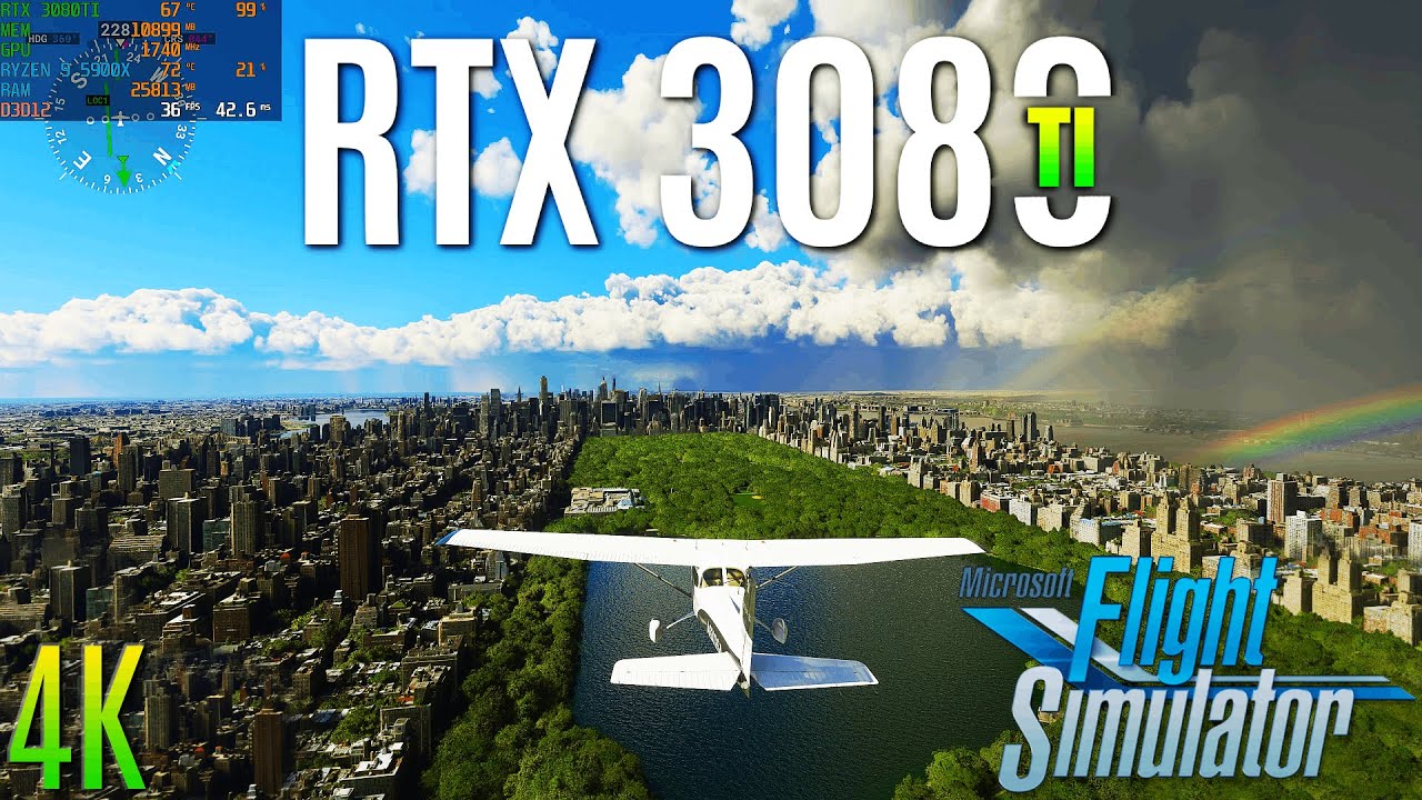 Microsoft Flight Simulator RTX 3080 Ti + Ryzen 9 5900X 4K ULTRA | Benchmark |PC Gameplay
