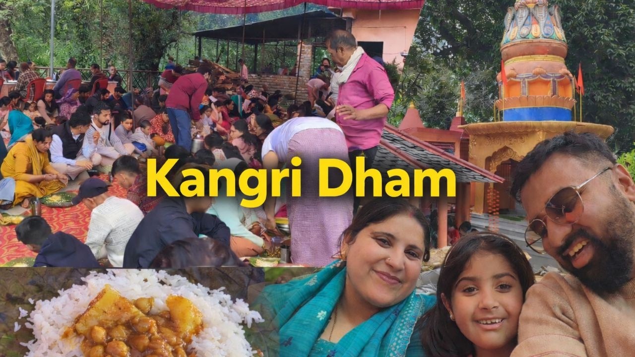 Kangri Dham at Sidh Goriya Temple Dharamshala ❤️ | Pure Himachali Feast