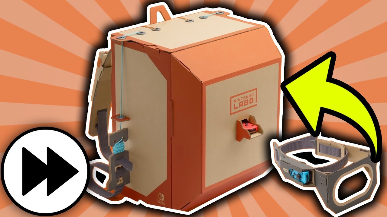 Making the Nintendo Labo Toy-Con Robot! ⏩ 4X FASTER! ⏩