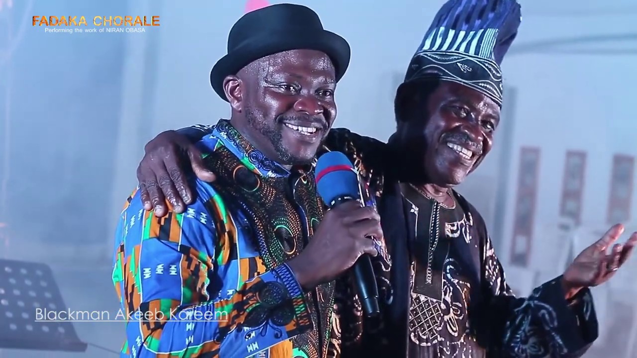 Blackman Akeeb Kareem  performs at Fadaka Chorale Concert