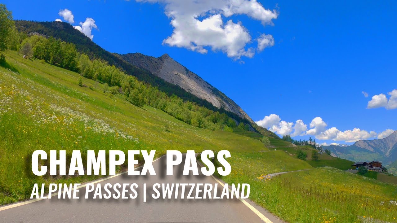 CHAMPEX PASS 🇨🇭 | Driving through Beautiful Champex Lac in Switzerland 4K