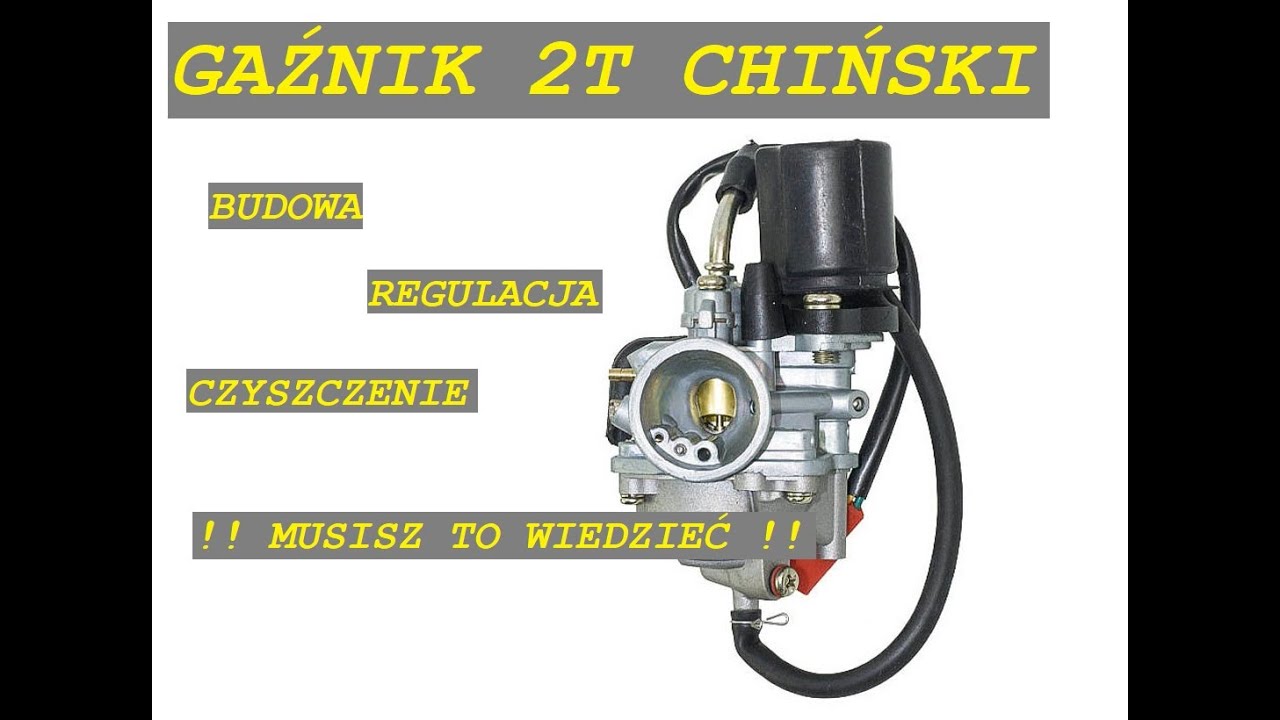 #6 GAŹNIK 2T SKUTER ZAMIENNIK CHIŃSKI BUDOWA  DZIAŁANIE  CZYSZCZENIE REGULACJA