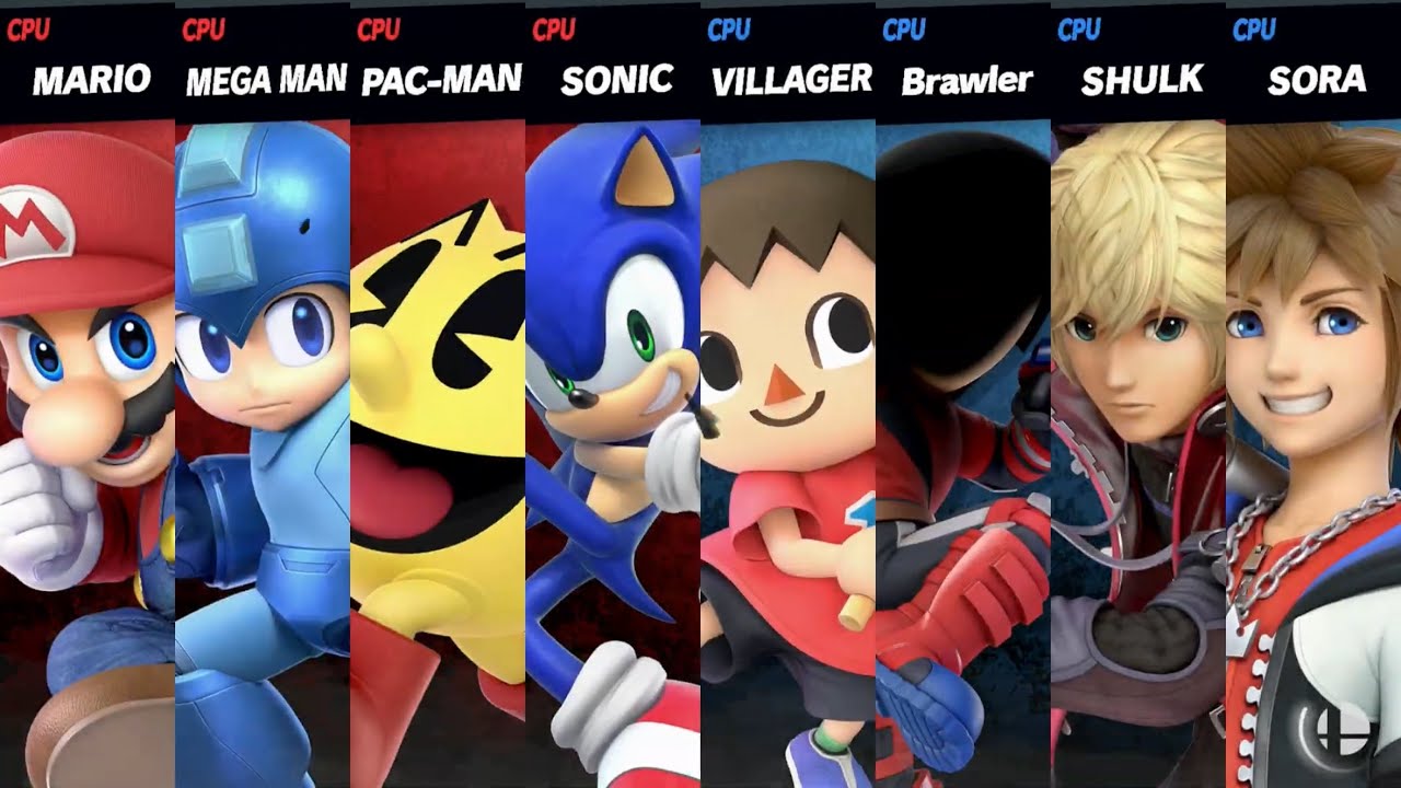 Super Smash Bros. Ultimate - Team Legends vs Team G.Y. Hi FC