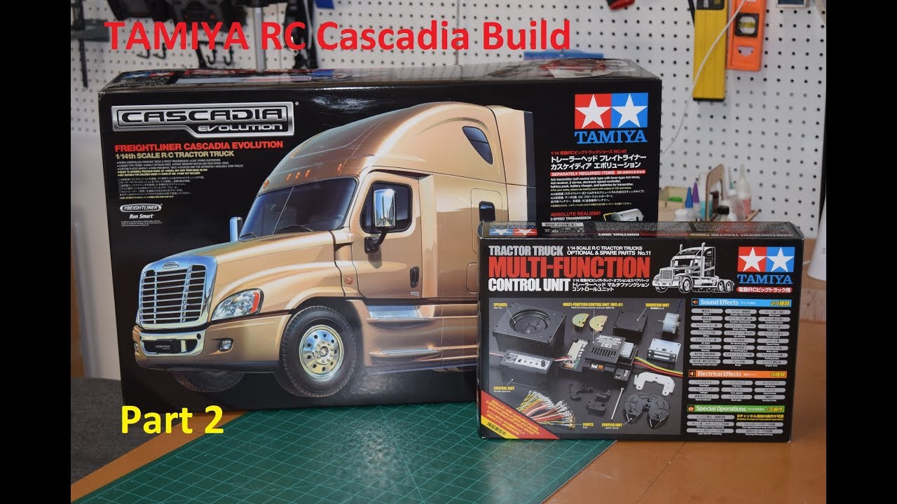 Tamiya RC Freightliner Cascadia Build   Part 2
