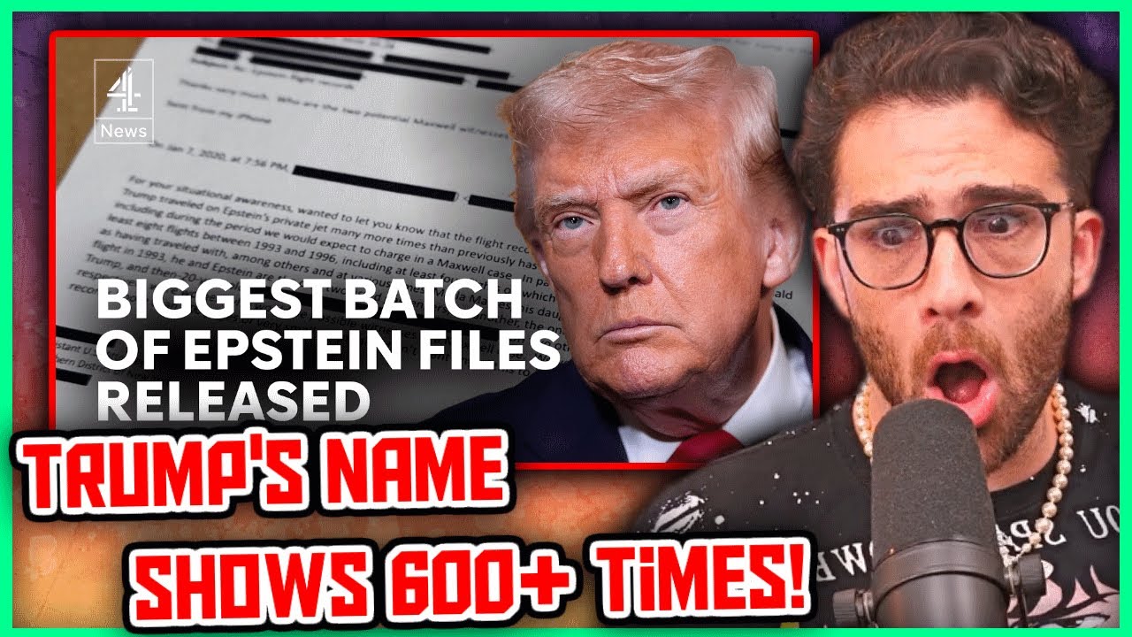 Trump is ALL OVER the Latest Epstein File Batch | Hasanabi Reacts