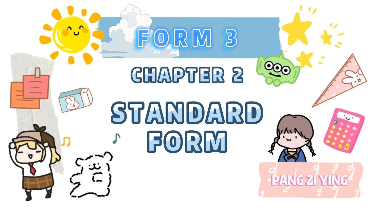 KSSM Math F3 C2: Standard Form 中文讲解