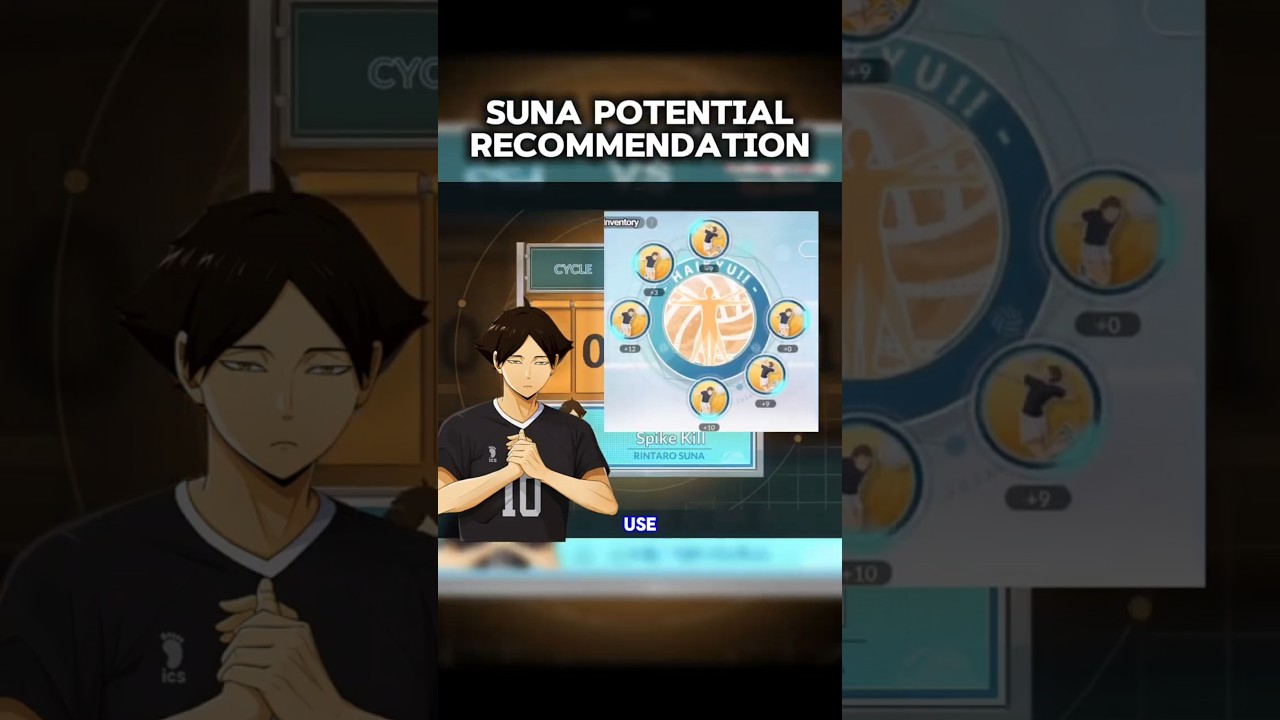 Suna Rintaro Potential Recommendation #HAIKYUStartingLineup #haikyuu #ハイキュー #haikyuuflyhigh #Suna