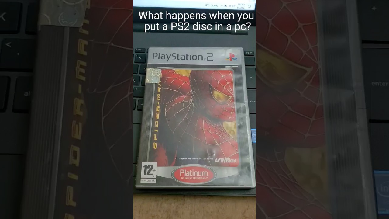 What happens when you put Playstation discs on Pc?! #shorts #playstation #ps5