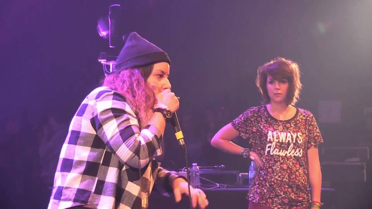 Championnat de France de Human Beatbox 2015 -  Finale Dames : LEXIE T vs TRESSYM #CFHBB