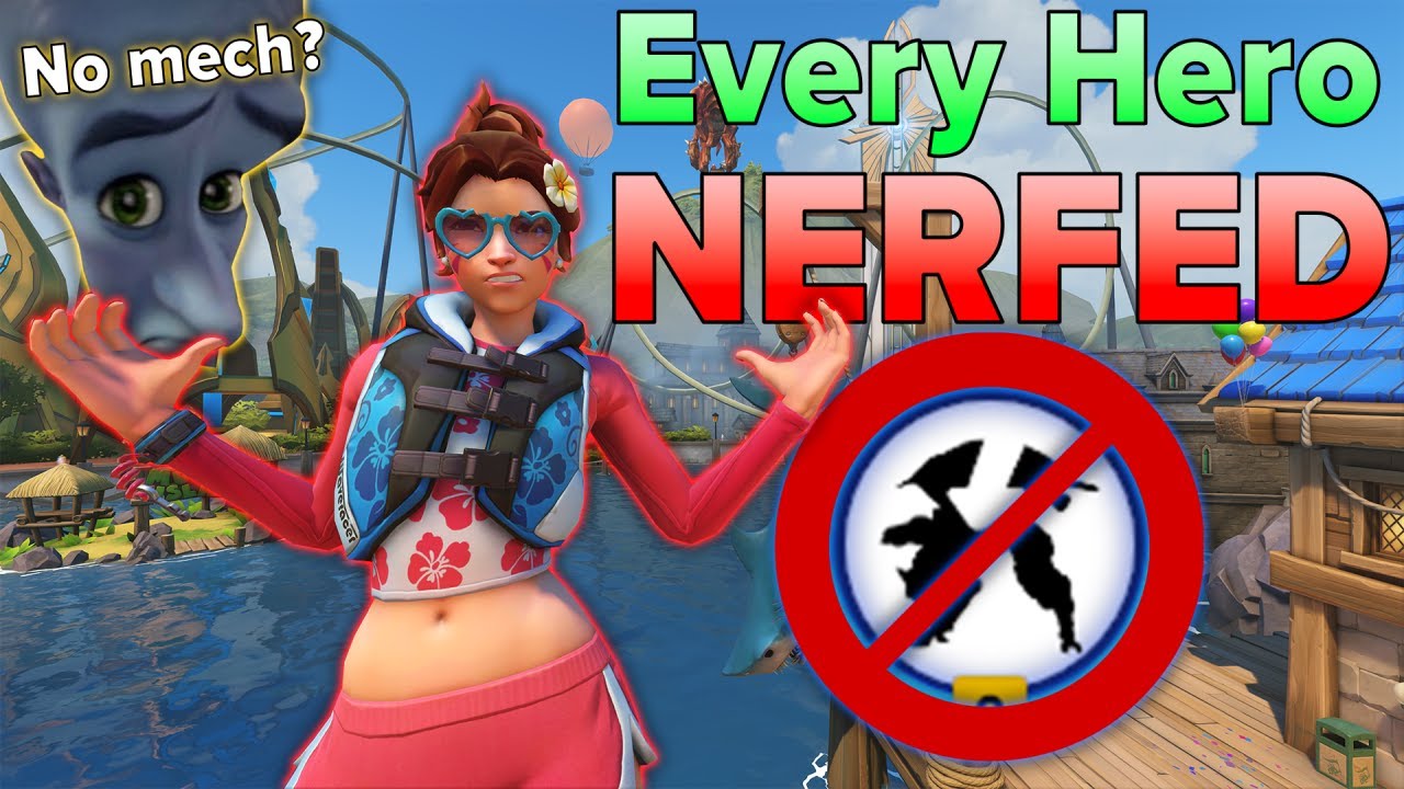 Я дал КАЖДОМУ герою Overwatch НЕНУЖНЫЙ НЕРФ (включая Вентуру)