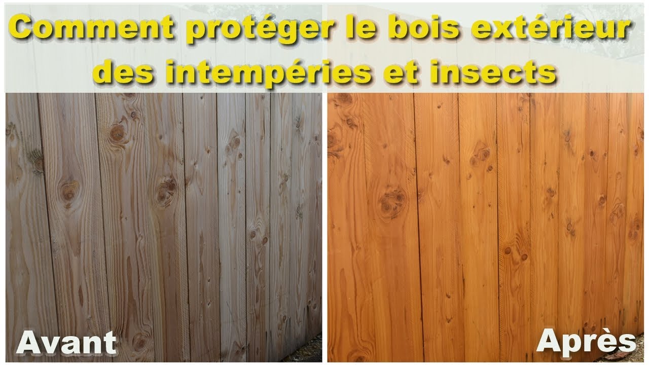 Comment et pourquoi appliquer une lasure sur bois extérieur ? protection, pluie, insectes.....