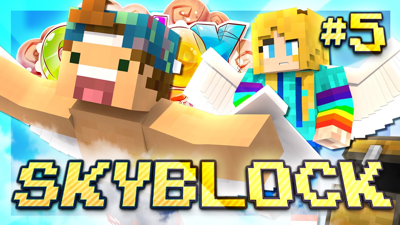 WE CAN FLY!? | SKYBLOCK | EP 5 | Lollipop SkyBlock CandyCraft Server