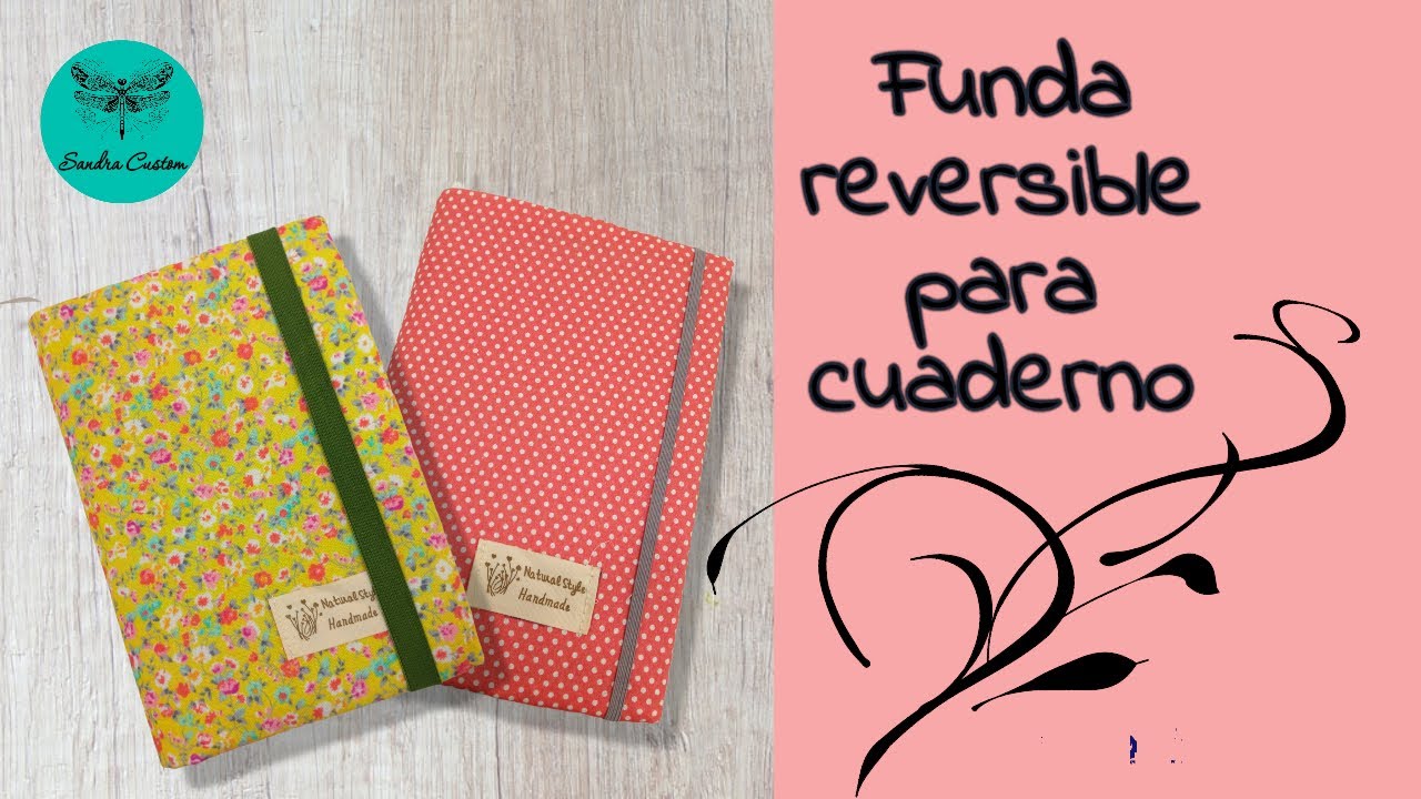 SUPER FACIL¡¡¡  🧵 🪡 APRENDE A HACER ESTA FUNDA PARA CUADERNOS 📕 O LIBROS 📚