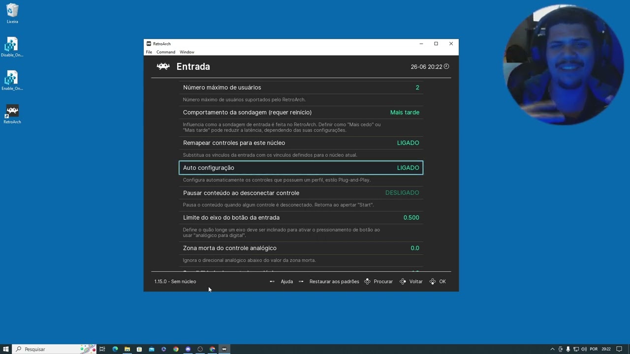 Tutorial Definitivo de Como Configurar Qualquer Tipo de Controle no Retroarch