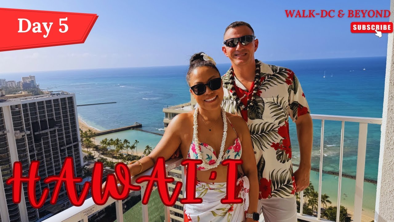 Epic Waikiki Beach Day! Waikiki Shoreline + Mai Tais at Alohilani Resort | Hawaii Travel Vlog