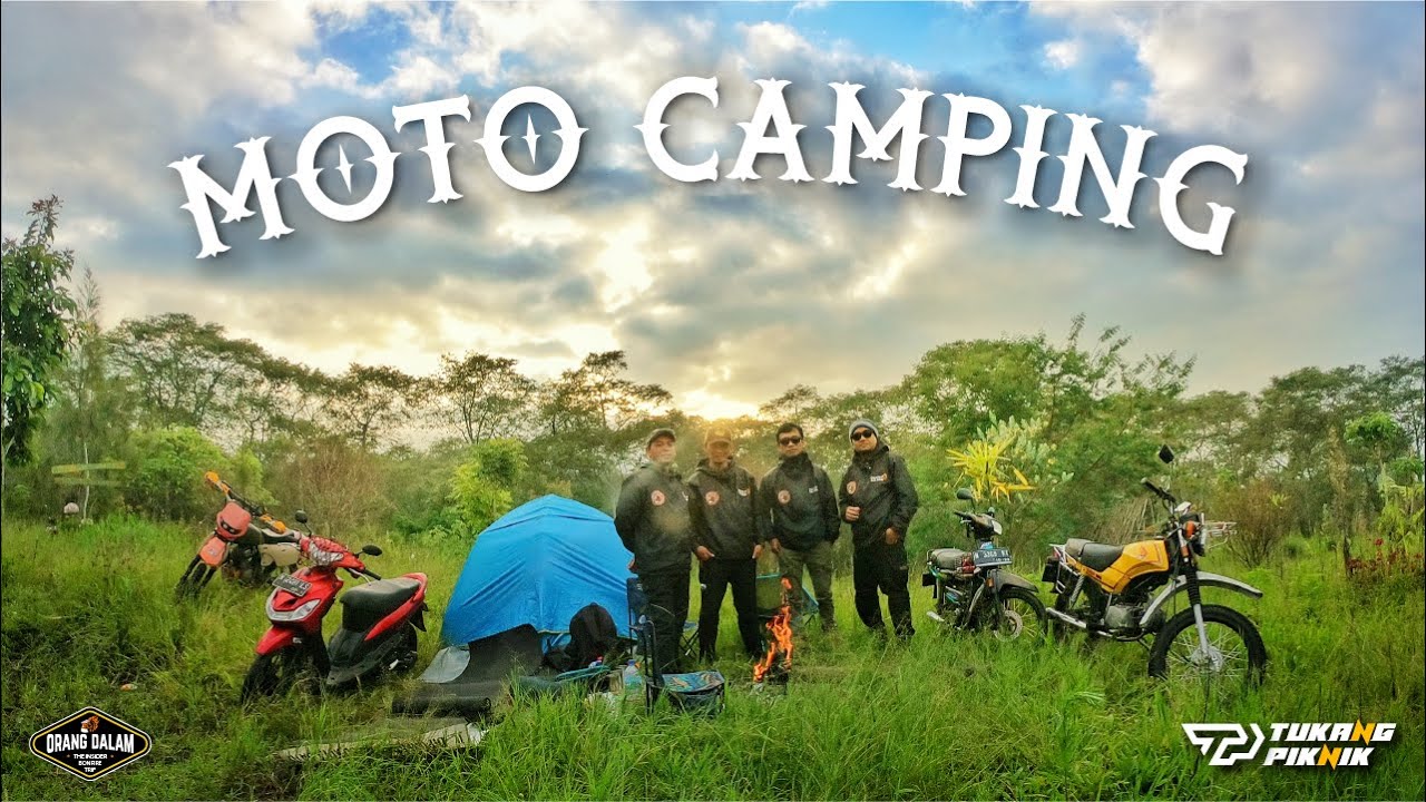 MOTO CAMPING | tukang piknik | honda WIN 100 - astrea GRAND - MIO sporty - moto custom VINTAGE