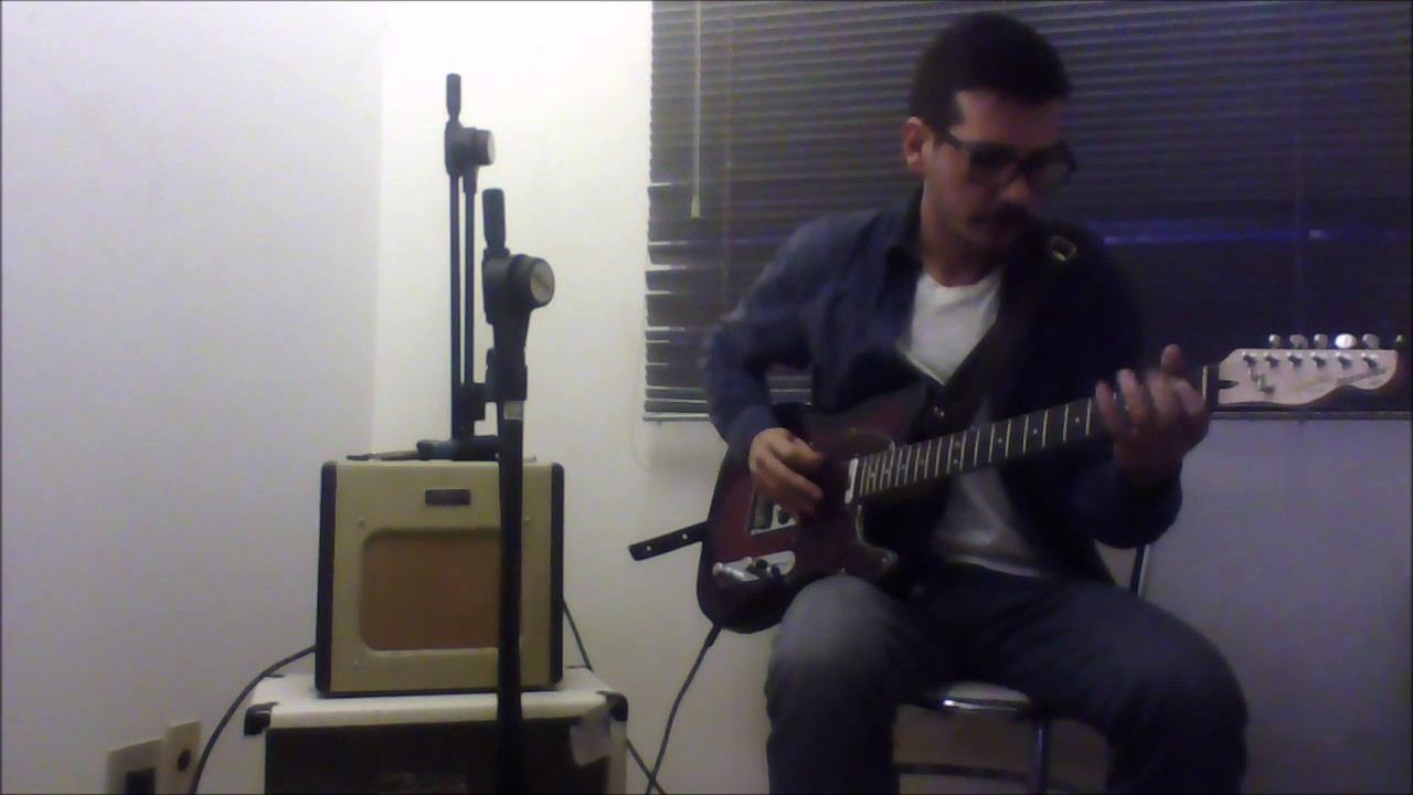 Champion 600 through a 12 inch speaker (Celestion V30)