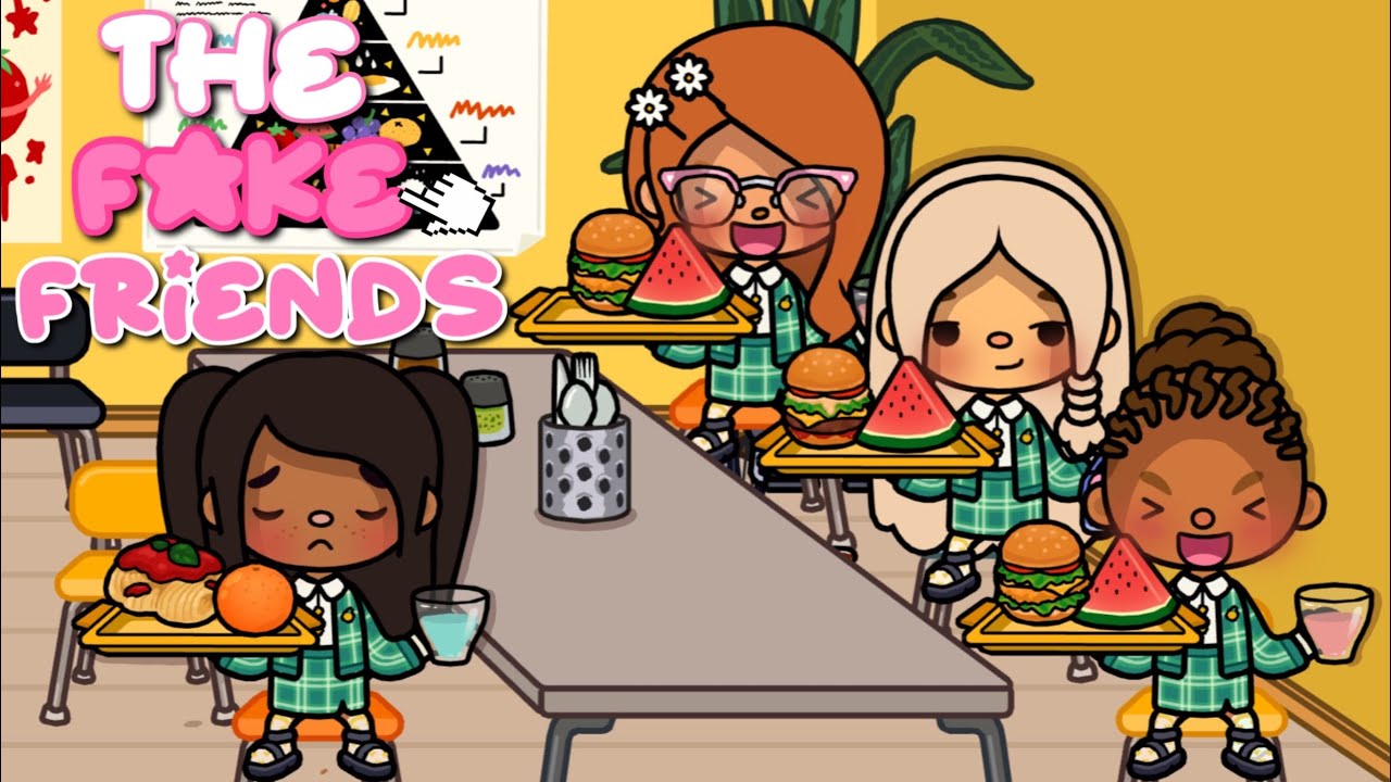 ФАЛЬШИВЫЕ ДРУЗЬЯ 😢 toca boca TIKTOK ролевая игра || с голосом 🗣️