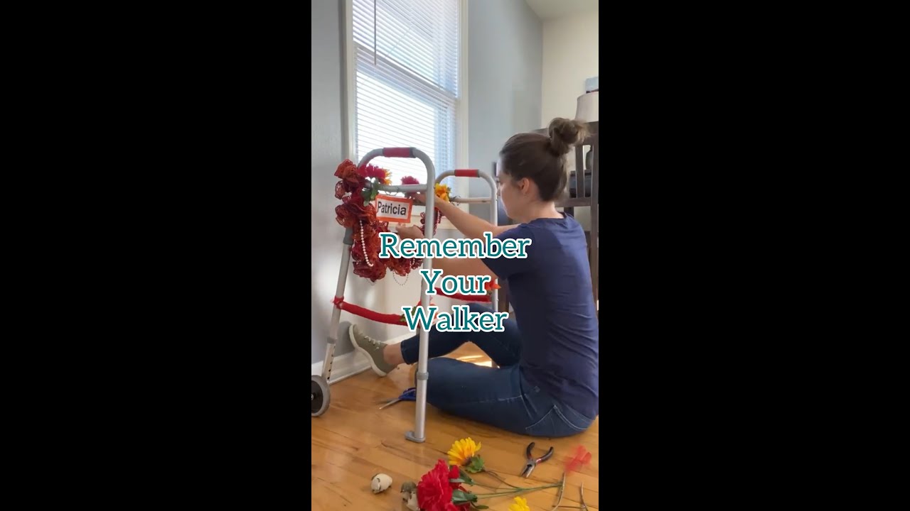 Forgetting to use your walker due to dementia