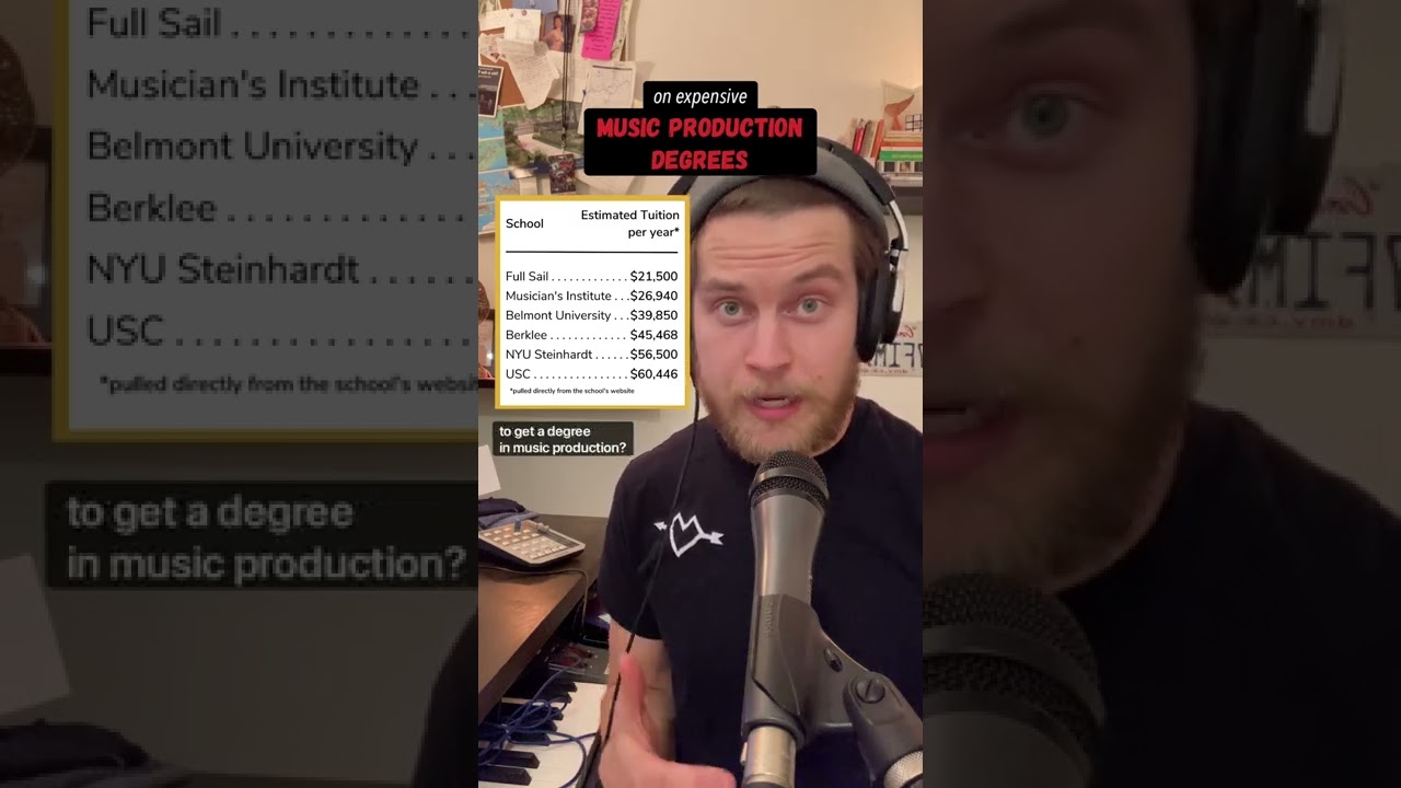 should u get a degree in music production?