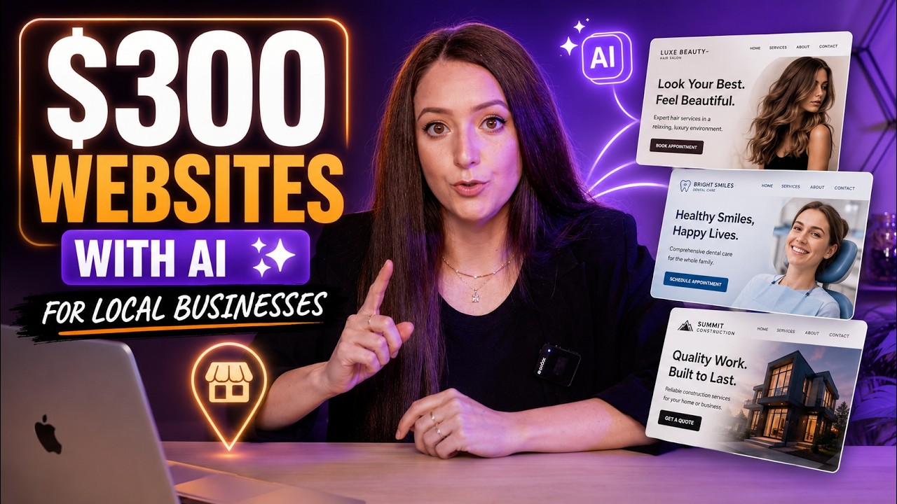 How to Sell $300 One-Page Websites to Local Businesses With AI