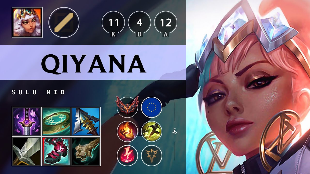 Qiyana Mid vs Malzahar - EUW Grandmaster Patch 25.19