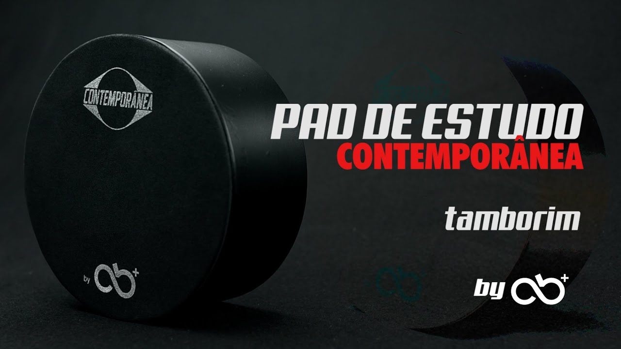 Linha Estudo Contempoânea - Pad tamborim AB+ Luiz Alemão e Danilo Buiu