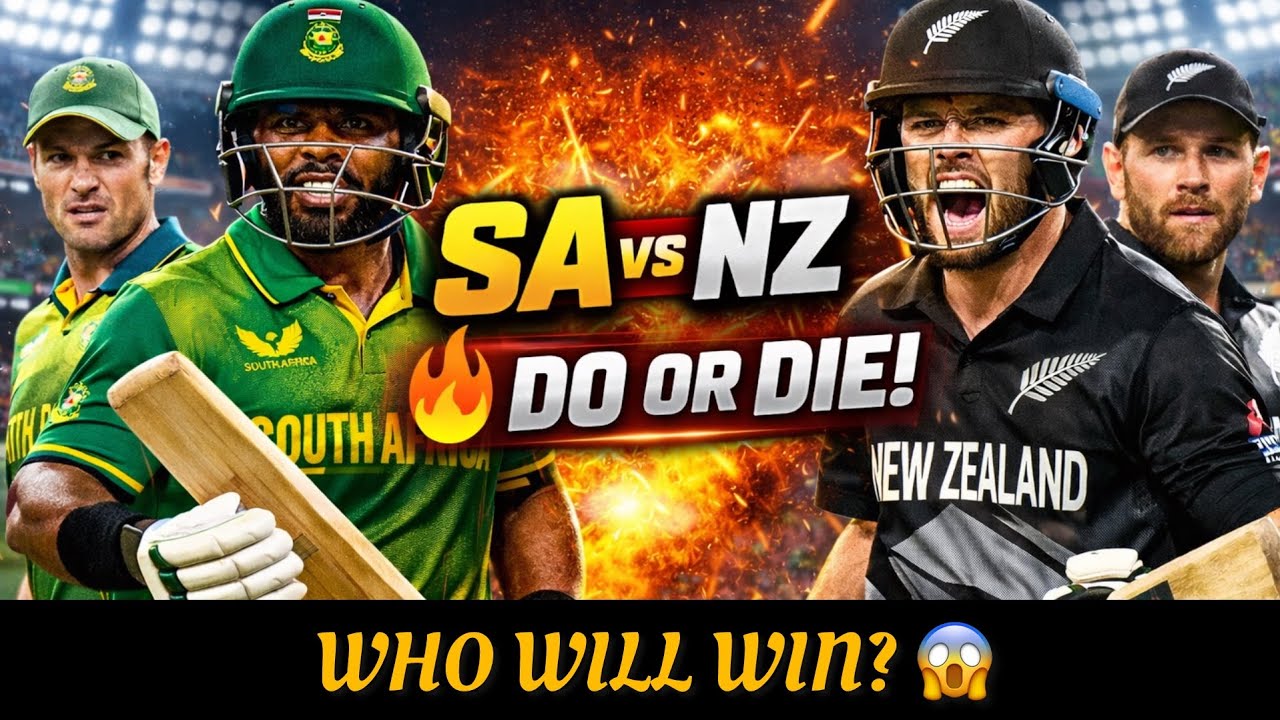 South Africa vs New Zealand Semi Final 🔥 Final Ka Ticket Kaun Jeetega? | SA vs NZ T20 #savsnz 