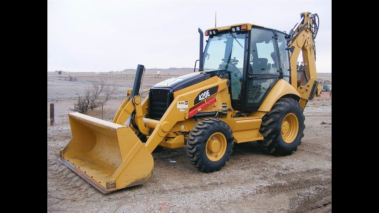 Operar Retrocargador CATERPILLAR 420E parte 2