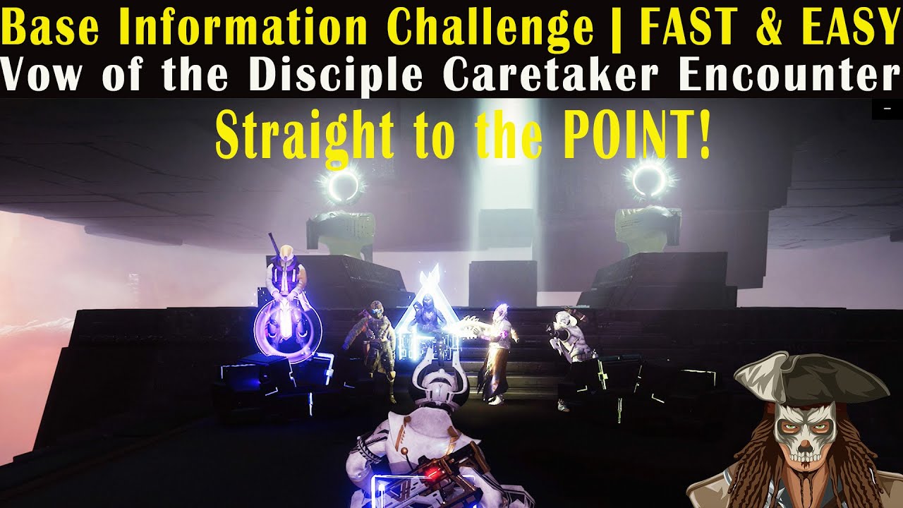 Destiny 2 | base information challenge | FAST & EASY | Vow of the Disciple Caretaker Encounter