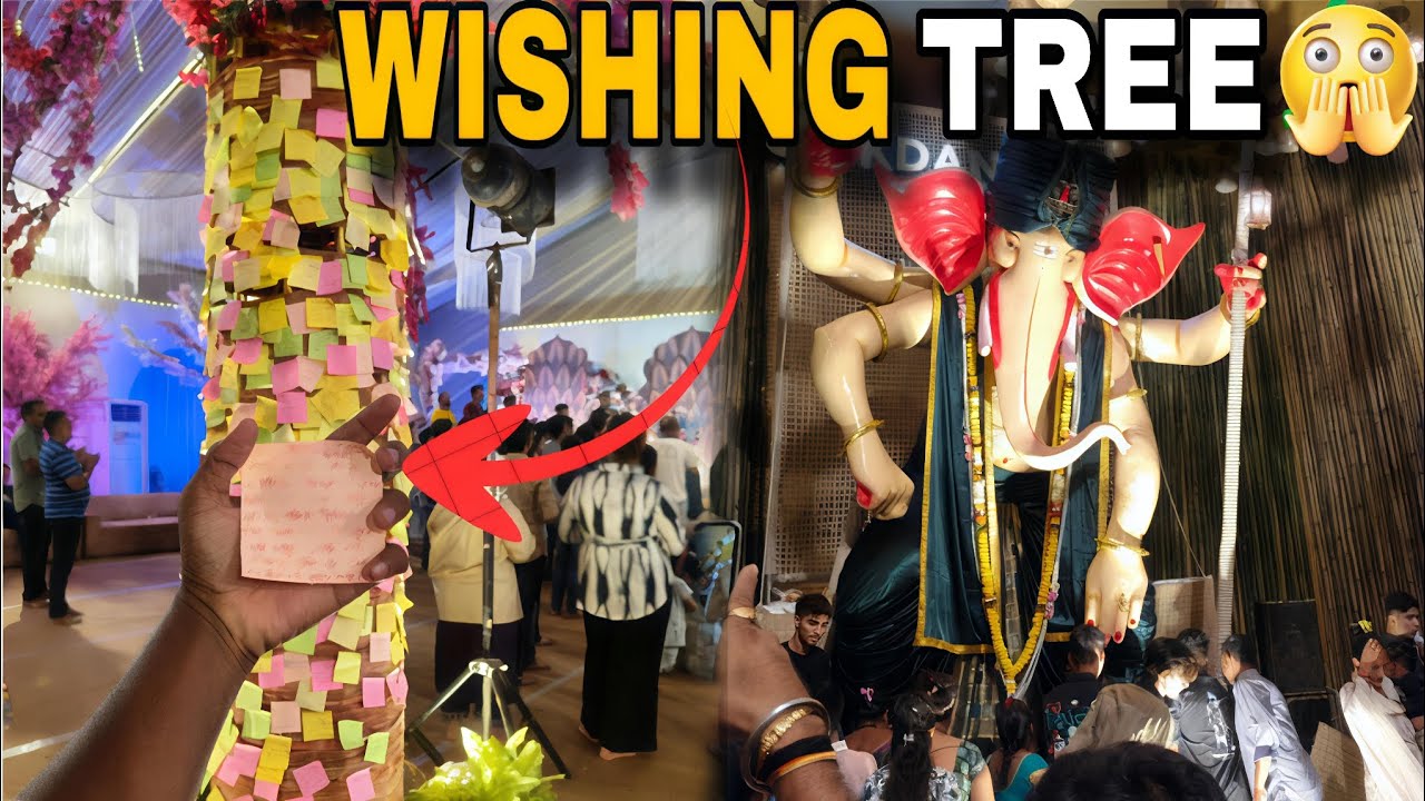 Ganpati Dream Tree 🌳 | Thousands Write Their Wishes & Dreams Here | Magical India Vlog