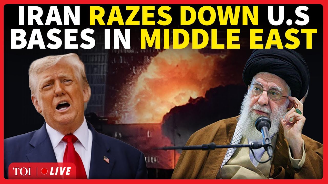 'World War III...?': Iran BOMBARDS U.S. Bases In Mideast As War With Israel Attacks | US News Live