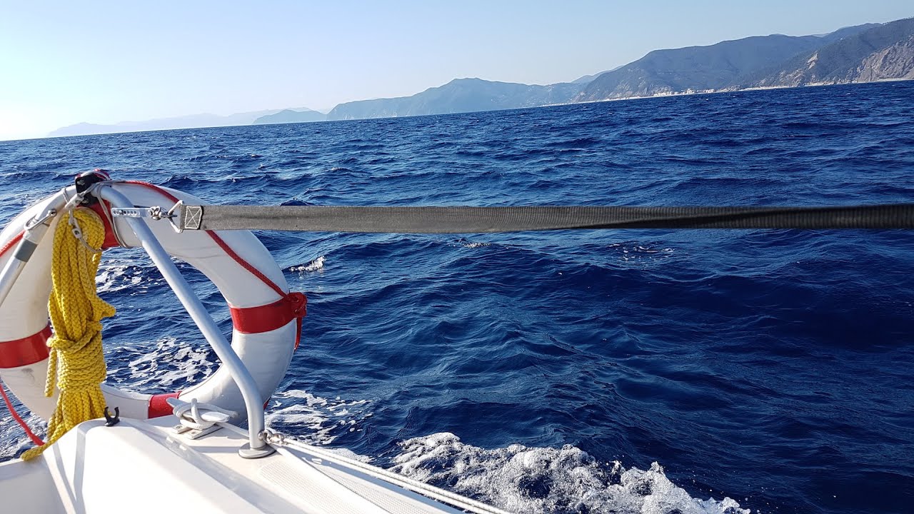 Sailing in Liguria with my Etap 22i between Italy and Corsica