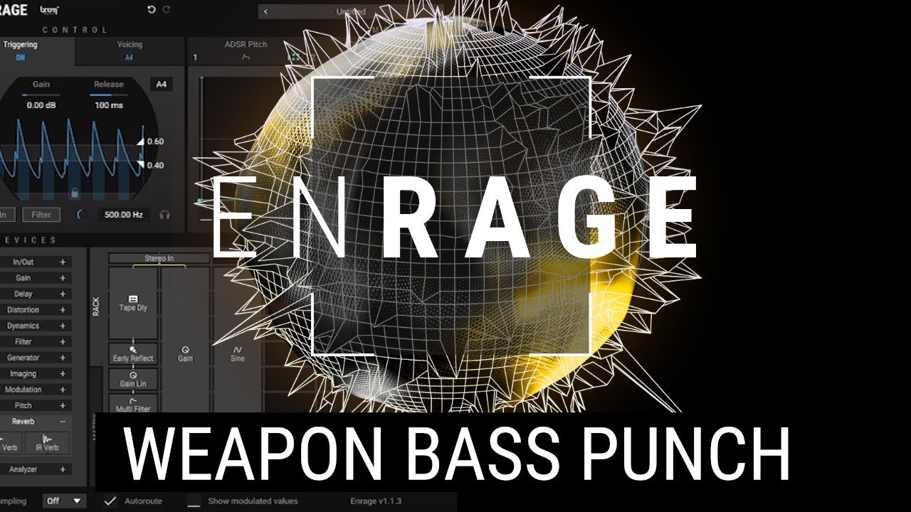 ENRAGE | Tutorial | Weapon Bass Punch + Reverb Tail