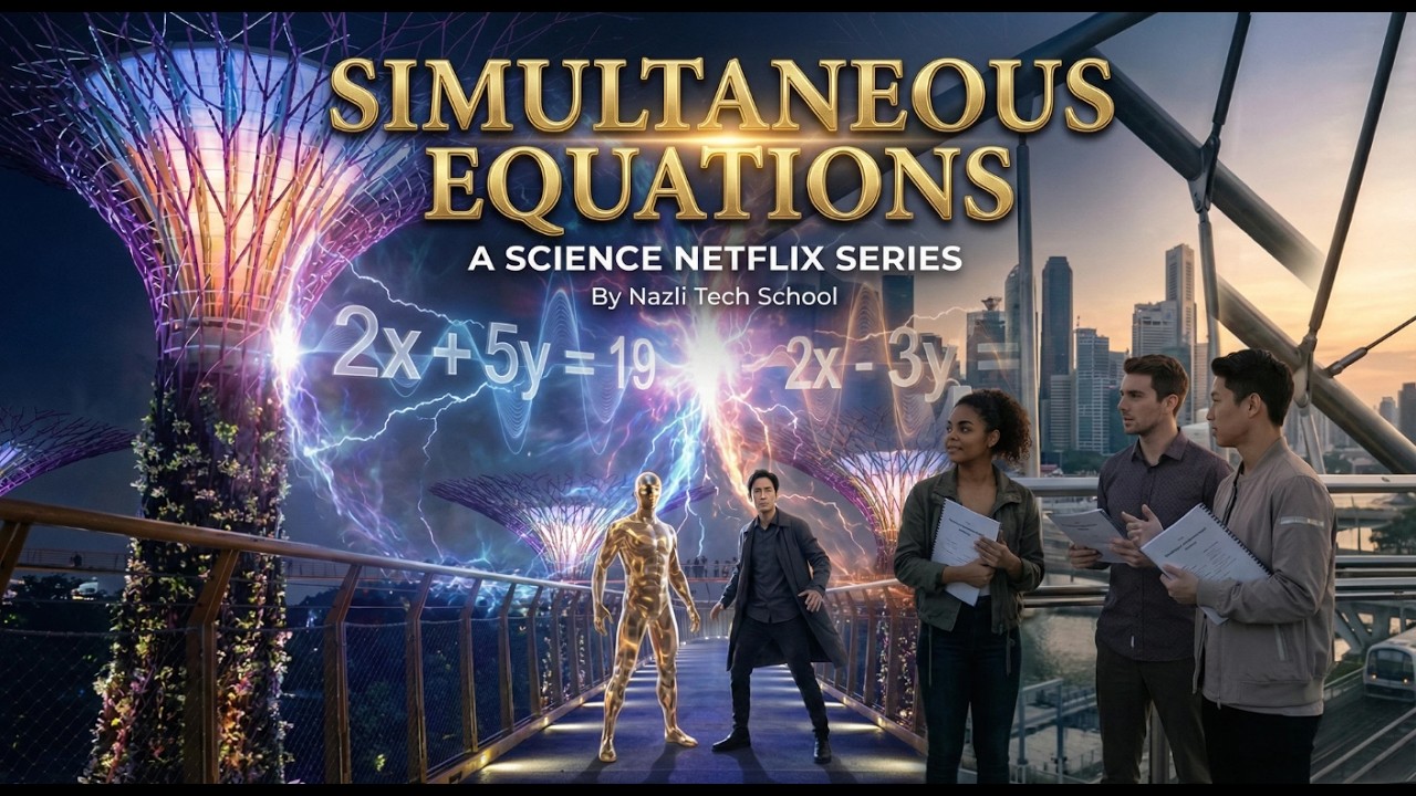 ⚡ MISSION: SINGAPORE—Solve Simultaneous Equations or the Lights Go Out! 🇸🇬