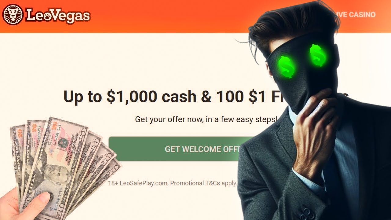 How To Register & Get The BONUS On Leo Vegas Casino 🦁