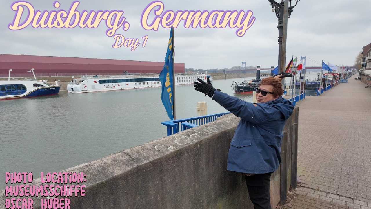 Duisburg, Germany day 1 #travel #germany #duisburg #city #tourism #rhineriver  #snow  #nature #vlog