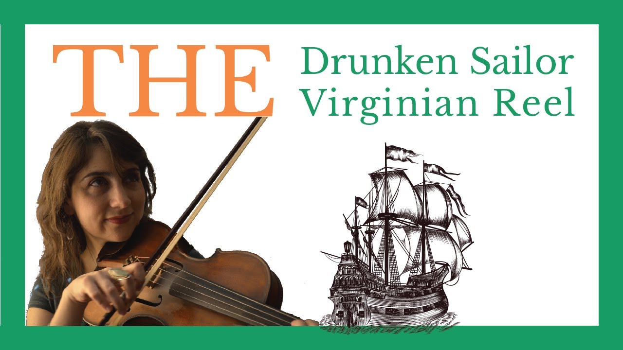 DRUNKEN SAILOR Hornpipe, THE VIRGINIAN Reel Carolina Arango [VIOL&Iacute;N IRLAND&Eacute;S 🎻]