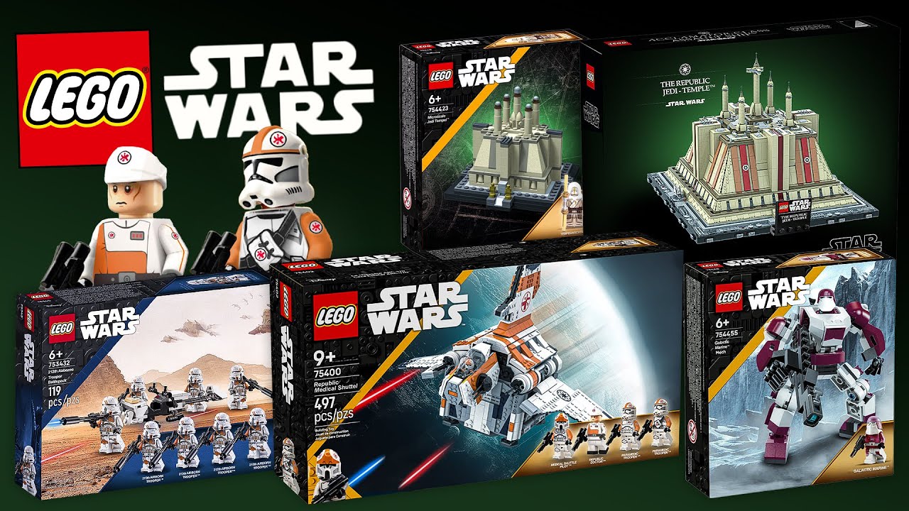 Medical Shuttle & Jedi-Tempel | LEGO Star Wars - Sanitäter & Galactic Marine