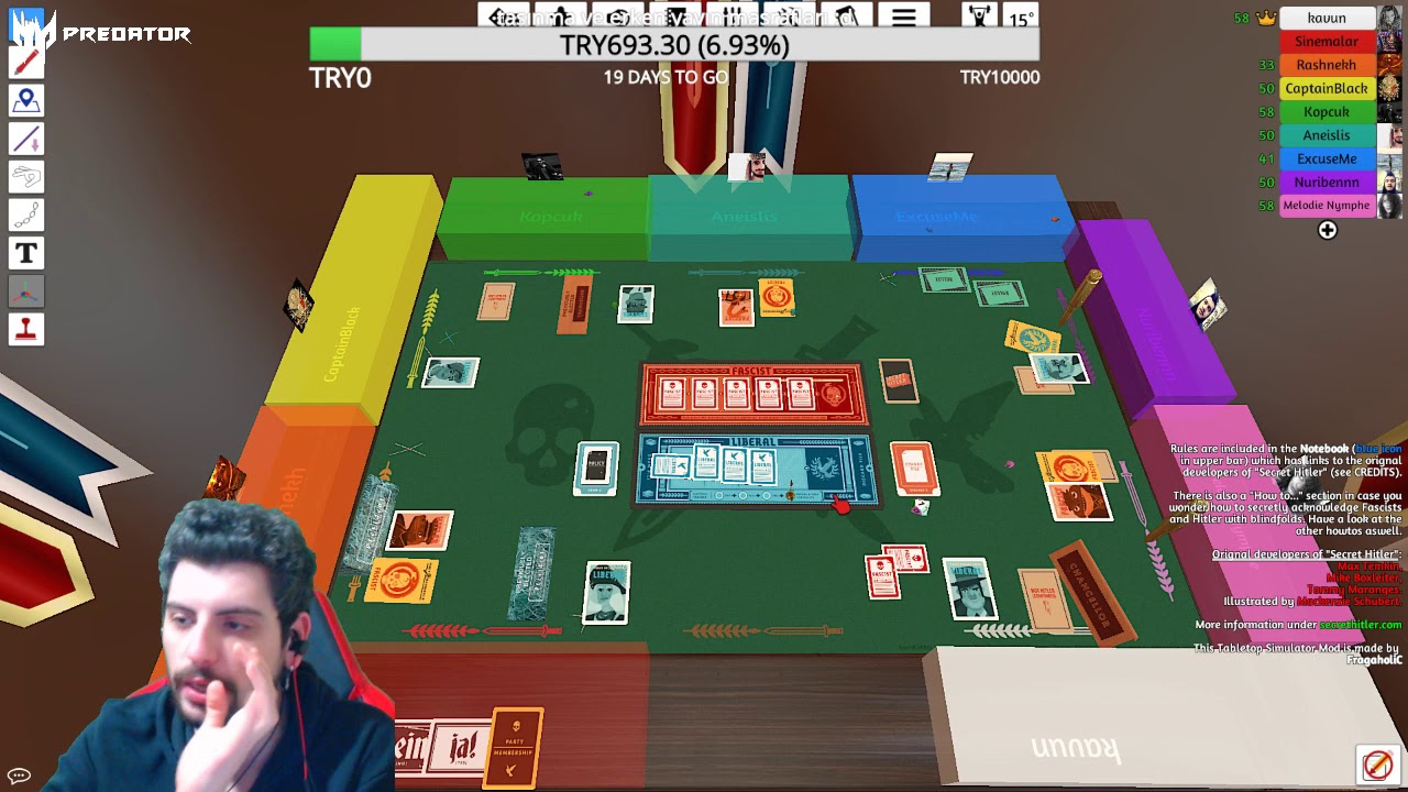 Hype || Kegri Ekiple Tabletop Simulator Oynuyor! #2 [10.03.2020 ]
