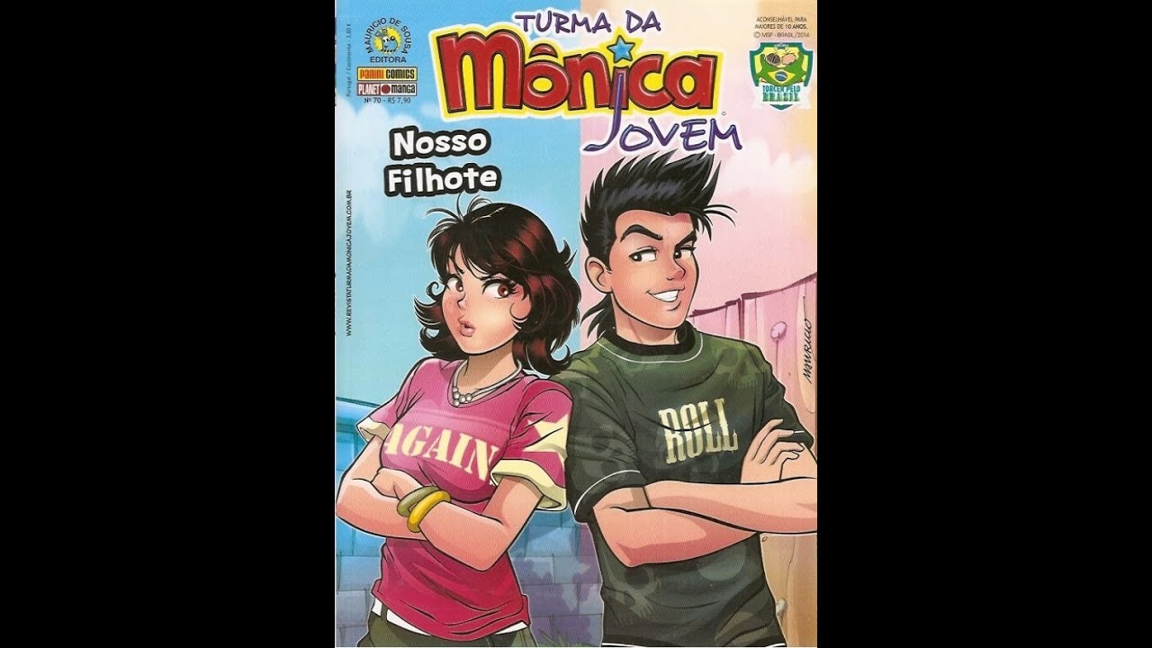 TURMA DA MÔNICA JOVEM:  NOSSO FILHOTE ( EDIÇÃO : 70) *PARTE 1*