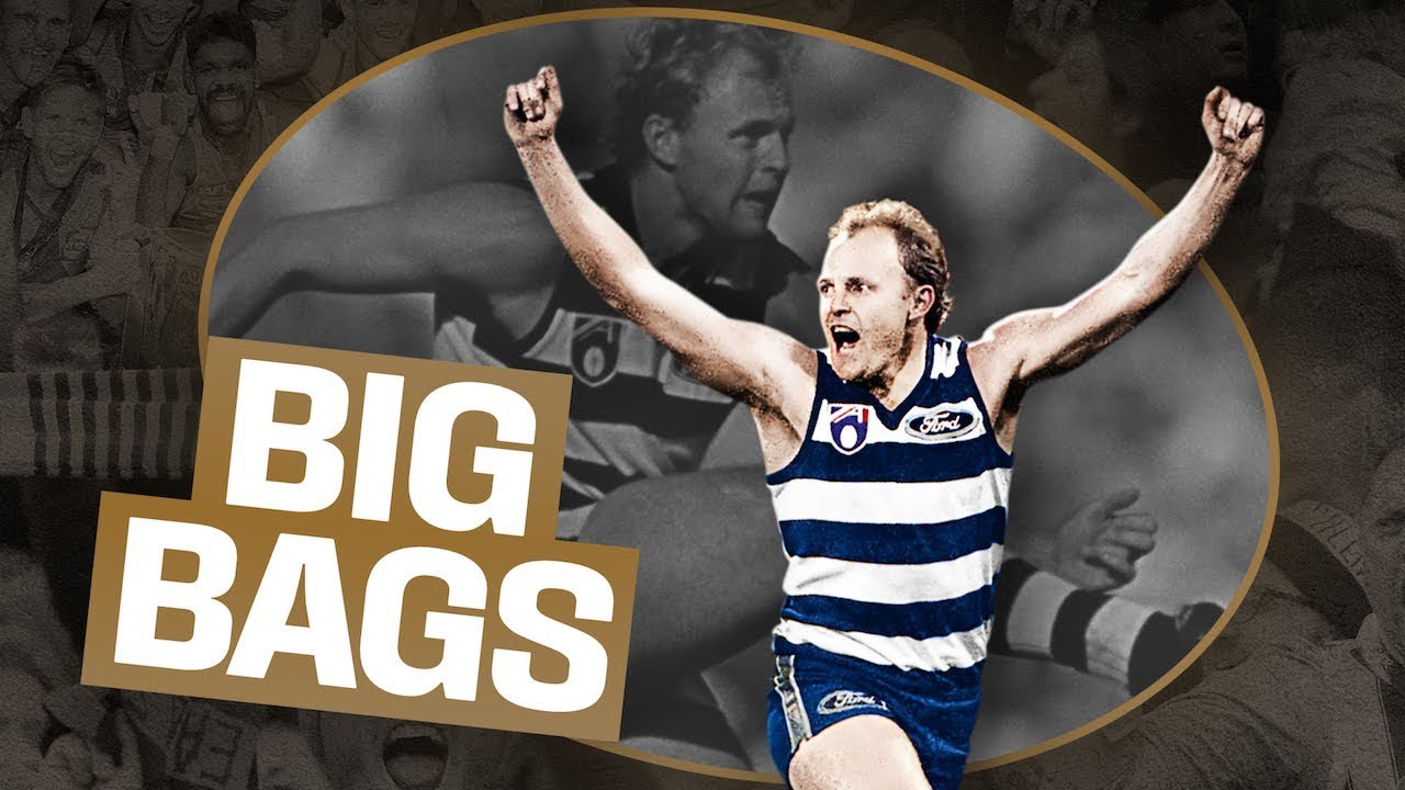 BROWNLESS! Geelong forward breaks finals record with nine goals v Bulldogs | 1992 | Big Bags | AFL