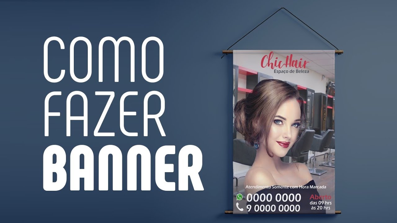 Como Fazer Um Banner Personalizado no Photoshop   Montagem e Conceito
