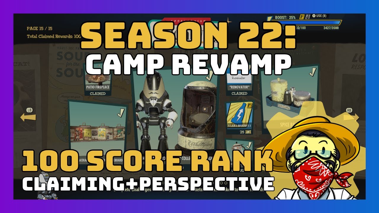 Fallout 76 - Season 22 CAMP Revamp - Appalachian Modern Living Rewards